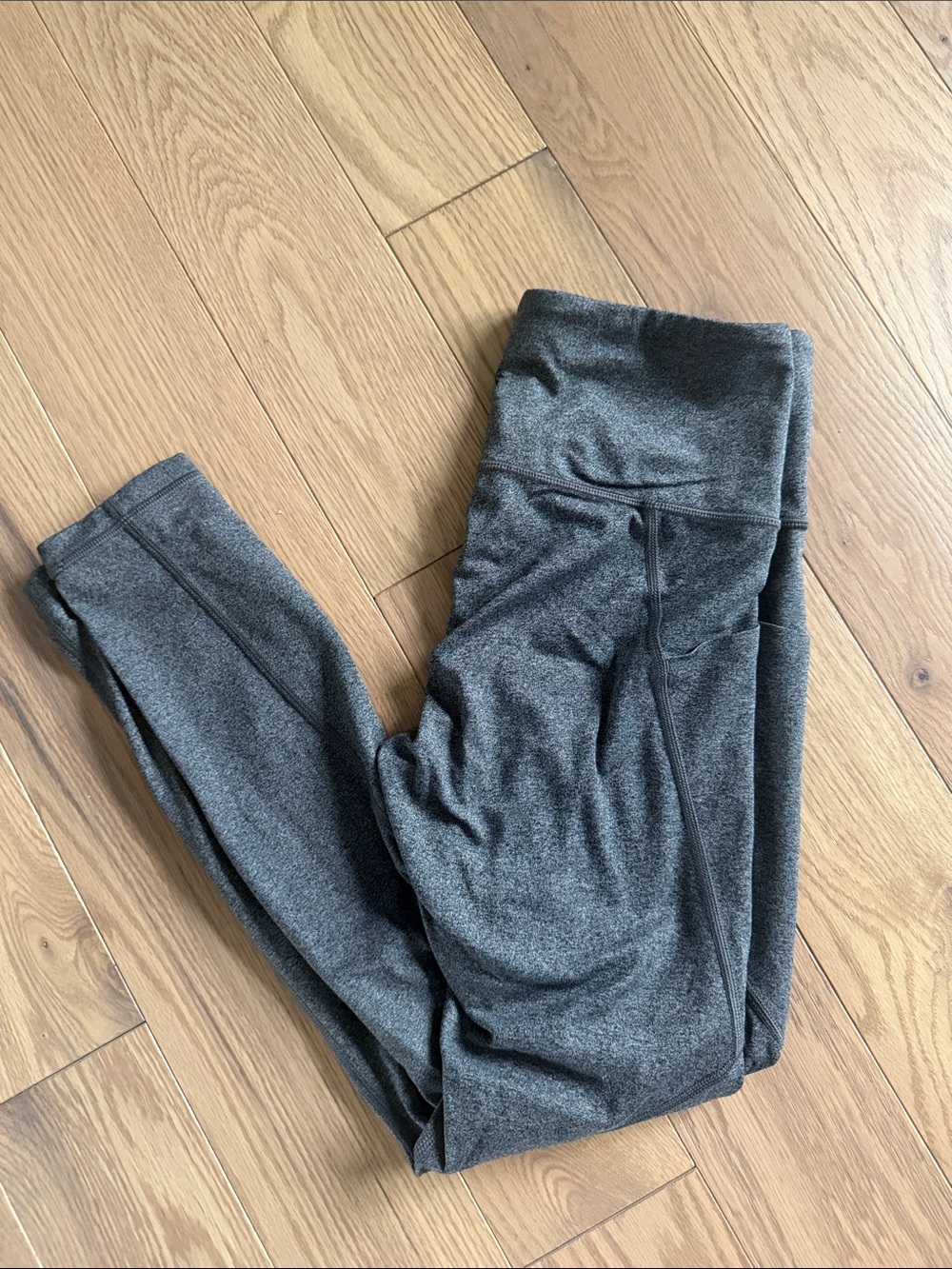 Athleta Dark Gray High-Rise Performance Leggings